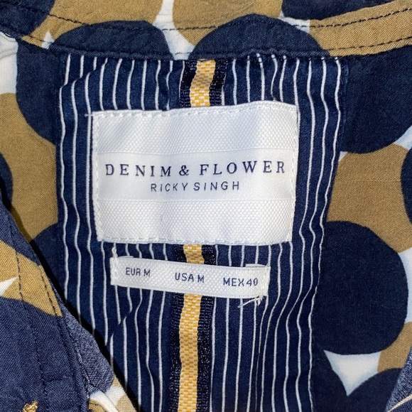 Gitman Brothers Navy and Beige Polka Dot Shirt - Picture 4 of 10